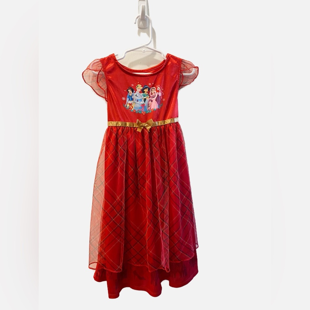 Disney - Princess Dress with Gold Bow - Size 4T